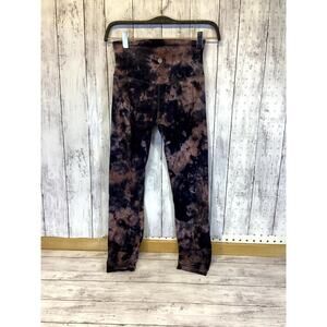 Lululemon Align High -Rise Leggings Black/ brown Dye Pattern Size - 4 W20 L24